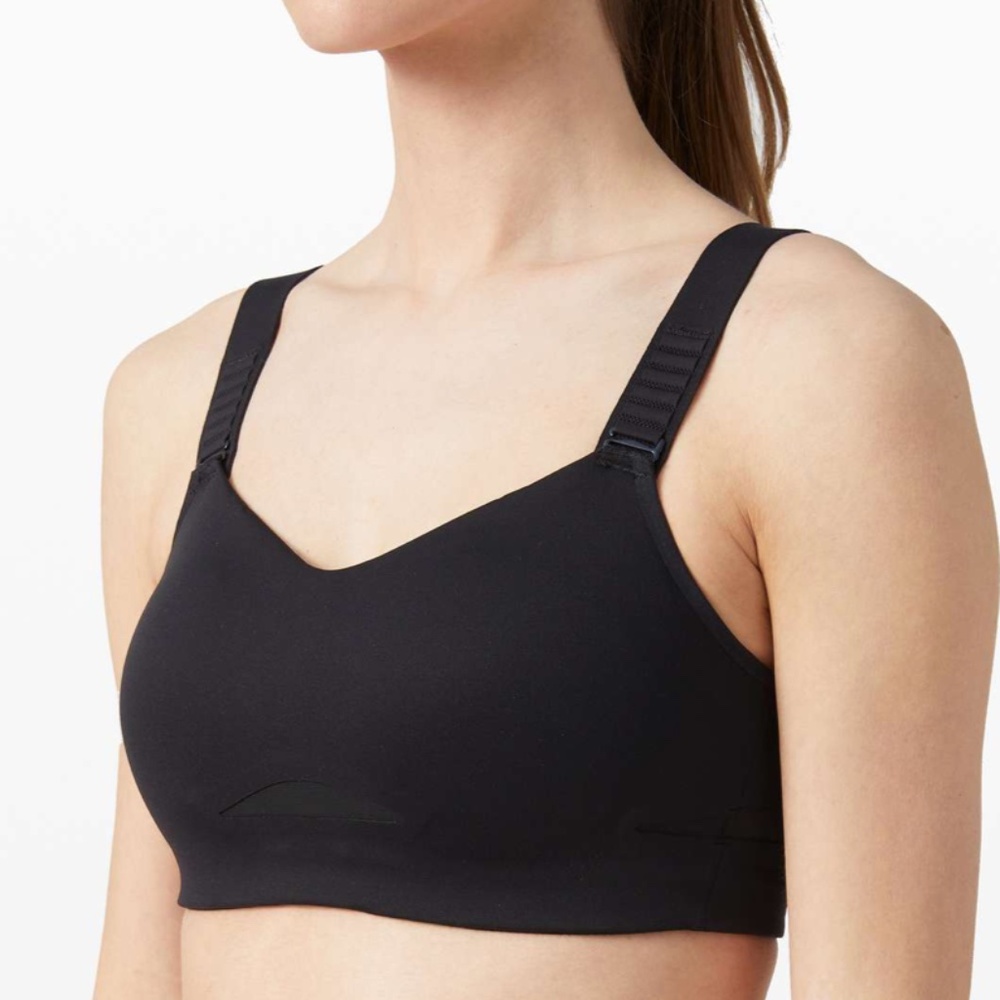 Lululemon Swift Speed Sports Bra Black NWT 34 D